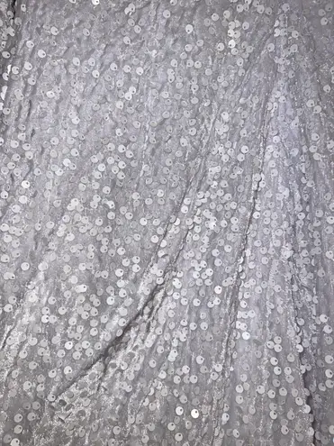 Bella and Bloom Boutique Meet Me There Sequin Tie Jumpsuit White Size XL