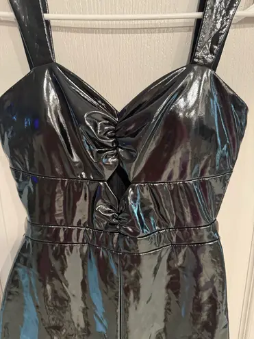 L’Amour Vegan Leather Dress ASHLEY PARK x RTR Black Size 0