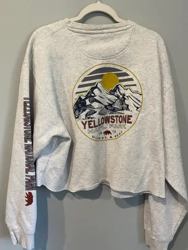 Blue 84 Yellowstone Crop Crewneck 