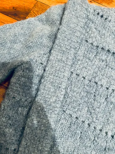 Endless Rose NWT BLUE CHUNKY WOOL KNIT DETAILED SWEATER size M