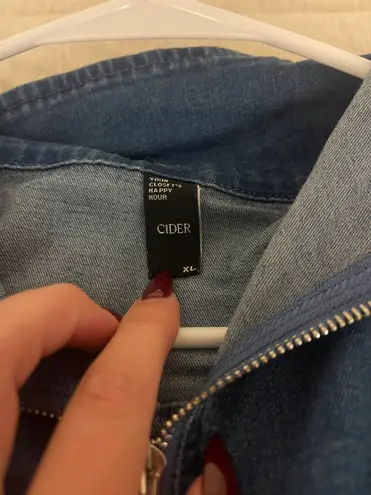 Cider Denim Jump Suit