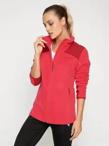 Marmot Disco Pink/Sienna Red Polartec Flashpoint Zip-Up Fleece Jacket Size M