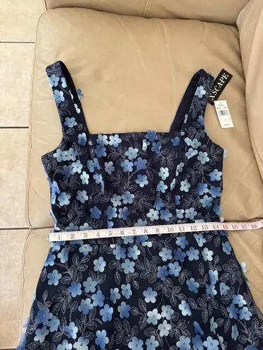 XScape Women's Printed Square-neck Sleeveless Dress. Size 6. MSRP $249