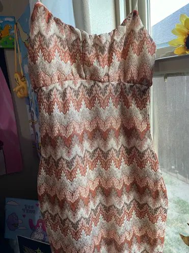 No Comment Womens sexy chevron print bodycon mini dress