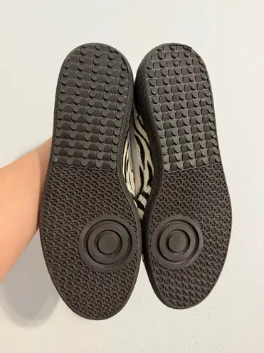 ALOHAS , Tb.490 Soft Brown Leather Sneakers, Zebra Print