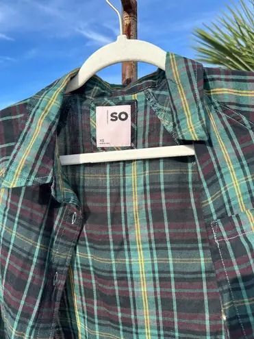 Kohls Plaid Button Up Flannel  - Image 2