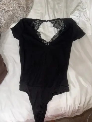 Francesca's Black Bodysuit