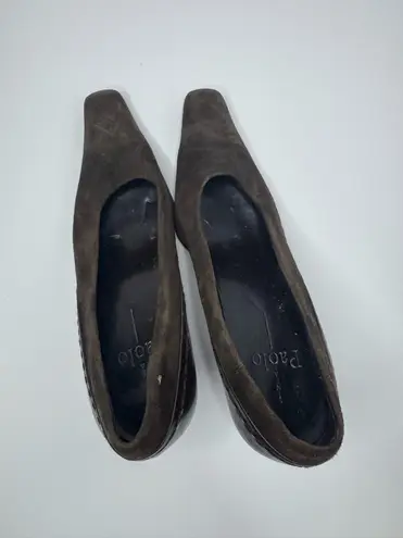 Linea Paolo Brown Suede Heels Size 7.5M