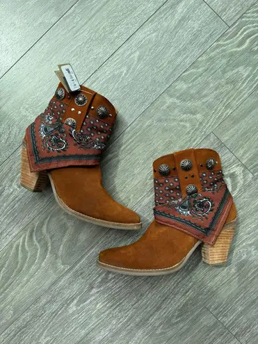 Dingo New Brown Bandida Leather Boots