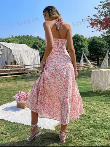 SheIn Floral Print Vacation Dress 