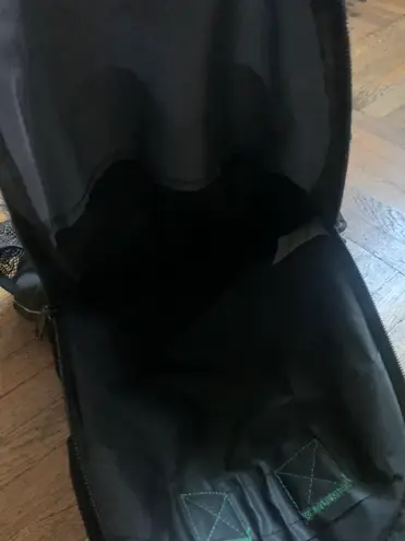 Boutique Black and green lightweight backpack