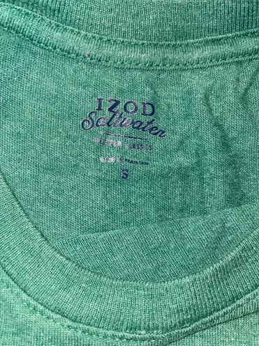 IZOD Men’s Saltwater Relaxed Classics Green Graphic Short Sleeve Tee Size Small