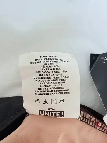 Magicsuit by Miraclesuit Red Black One Piece Swimsuit Tummy Control Look Slimmer Size 8