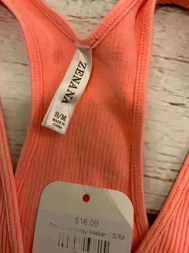 Zenana Outfitters NWT Everyday Ribbed Halter Top - S/M