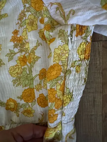 Faithfull the Brand Gamora Midi Dress Linden Floral Print SIZE M