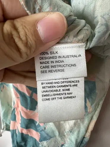 Camilla NWT 100% Silk Garden of Dreams Front Tie Jumpsuit