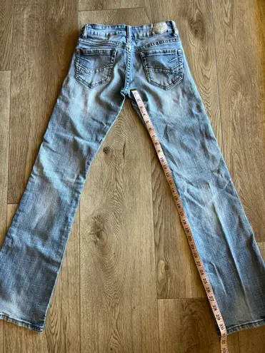 Tin Haul Light Wash Low Rise Bootcut Jeans