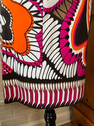 David Meister Printed Mini Slip Dress Size 8 EUC