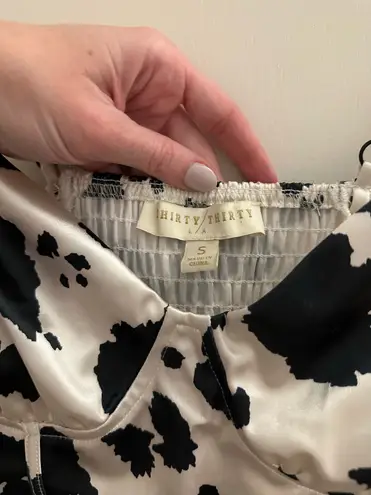 Thirty Thirty Cow Print Top Multiple