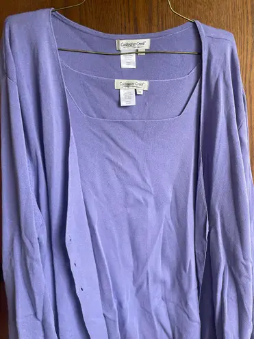 Coldwater Creek Vintage Tank and Cardigan NWOT 2X/3X