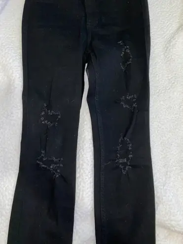 Hollister High Rise Cropped Jeans