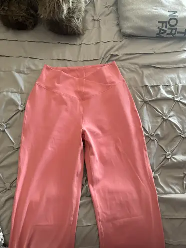 Halara Pink Flare Leggings