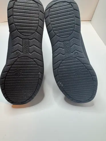 Totes Claire Black Boots Size 10M