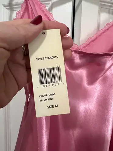 Vintage Pink Satin Camisole