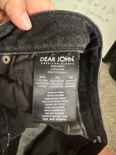 Dear John Black Jean Shorts