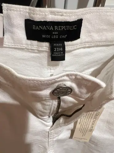 Banana Republic White Jeans