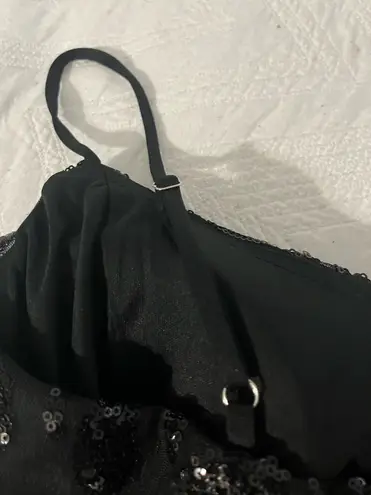 black hoco mini dress Size M