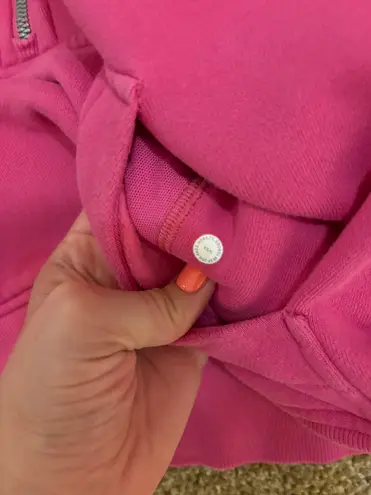 Lululemon Sonic Pink Scuba Half zip