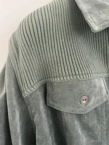 Alfred Dunner Petite Green Alfred Dunner Corduroy Jacket