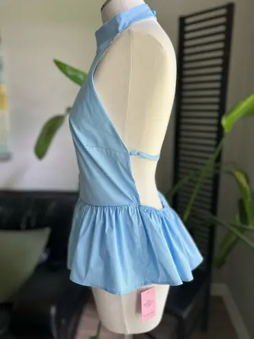 Pretty Little Thing  Peplum Backless Top - Image 3