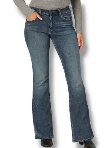 Levi Strauss Signature Stretch Bootcut Jeans Size 4 Medium Wash Blue Denim Comfy