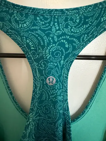 Lululemon Teal Design Align Tank