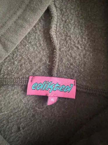 Edikted Bow Hoodie  Grey thumbnail 2