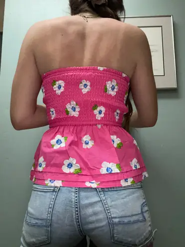 Abercrombie & Fitch Abercrombie Floral Tube Top