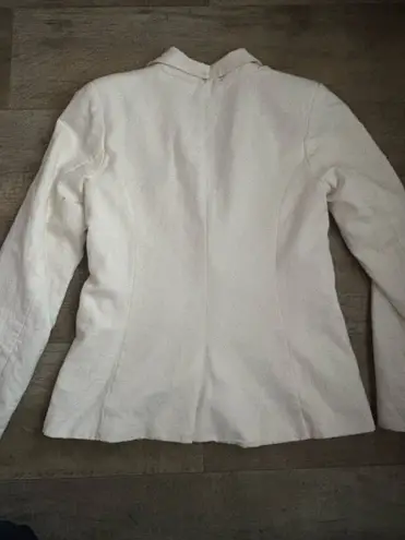 Jason Wu  Eyelet Linen Shoulder Pad Blazer thumbnail 7