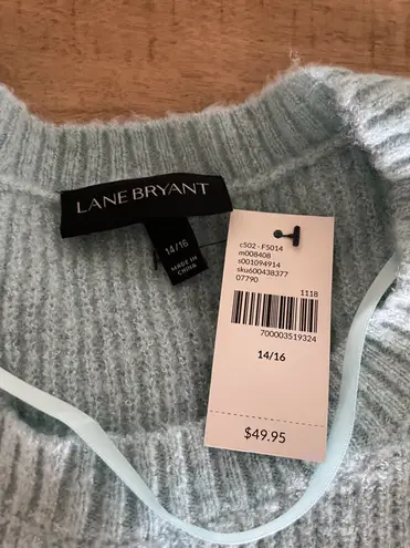 Lane Bryant Light Blue Lightweight Sweater