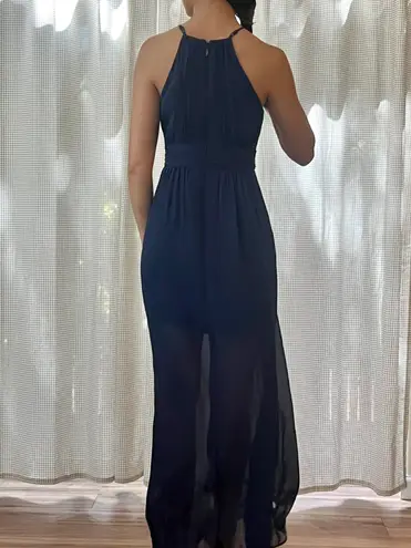 BCBGeneration Navy Prom Dress