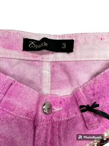 Sparkle Denim Pearls & Gems Boyfriend Jeans (3)