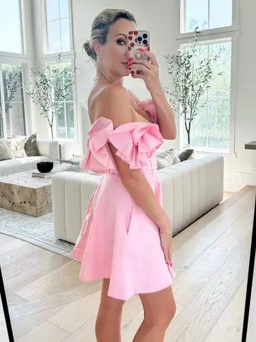 Bardot Sigma Mini Dress In Soft Pink