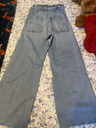 ZARA  Marine Sailor Jeans High-Waisted Straight