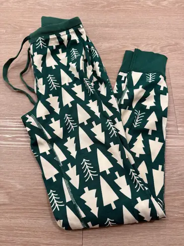 Hanna Andersson Women's Holiday Long John Pajama Pants Green Size XS