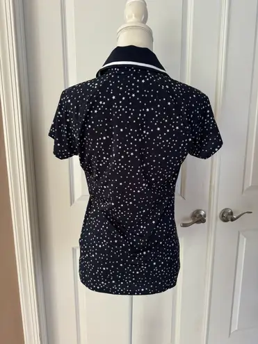 Ralph Lauren RLX  Womens SS-Polo Shirt French Navy Summer Night Stars Navy