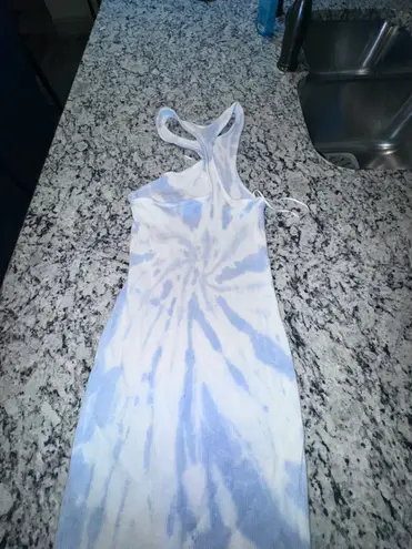 ZARA Blue Tie Dye  Dress