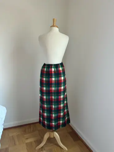 Pendleton Vintage Wool Christmas Tartan Plaid Pencil Skirt