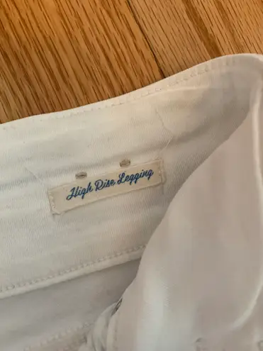 Wild Blue White High Rise Jeggings