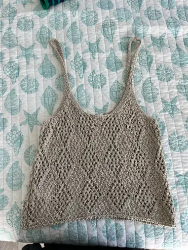 Free People Vintage  Knitted Tank Top